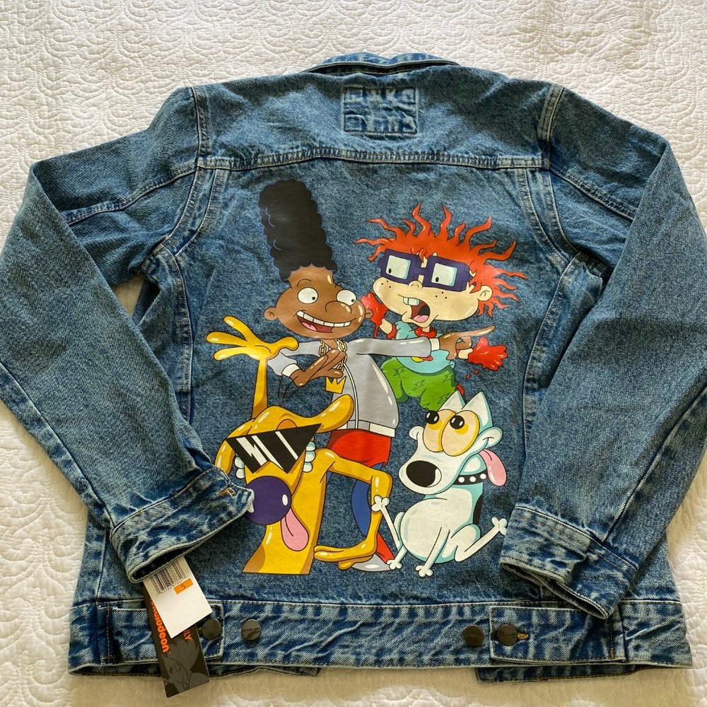 Members only x Nickelodeon jean jacket